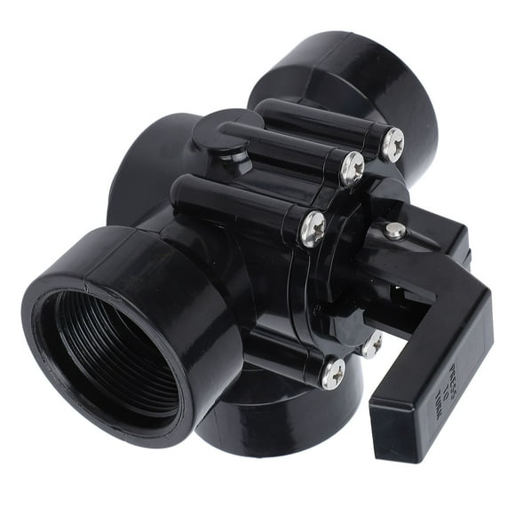 3 Way Diverter Valve, Swimming Pool Diverter Valve G1-1/2in Wide Application for Pools 4517 Spas