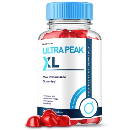 Ultra Peak XL Gummies, Advanced Formula, UltraPeakXL Supplement All Natural Formula, Maximum Strength (1 Pack)
