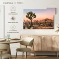 thumbnail image 5 of Elephant Stock Joshua Tree Patch Wall Art - Horizontal Canvas Wall Art - Living Room Wall Decor - Floral And Botanical Canvas - Orange And Beige Decor - 39" x 26", 5 of 8