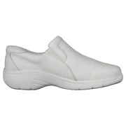 Nurse Mates Womens Dove Medical Professional Slip-On Walking Shoe (White, 7.5 Wide)