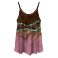 thumbnail image 5 of Puntoco Camisetas ajustadas para mujer, blusas casuales de moda para mujer, camisetas holgadas estampadas, camisolas de cuello redondo, 5 of 5