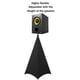thumbnail image 5 of Cubierta para soporte de altavoz DJ Light, soporte de trípode estirable, de malla, para Negro 3 lados Yuyangstore Cubierta del soporte del trípode, 5 of 8