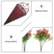 thumbnail image 3 of Cesta de flores para colgar en la puerta de entrada, cesta de flores artificiales de ratán, cesta de flores falsas hermosas para festivales, 3 of 4