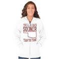 thumbnail image 3 of Sooner Than You Think Oklahoma Pride Zip Up Hoodie Men's Women's Brisco Brands X, 3 of 6