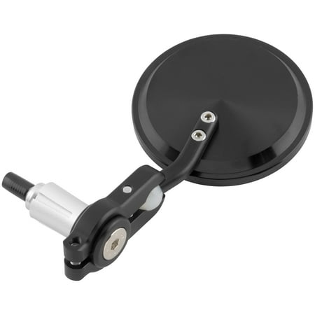 - BikeMaster FHM075DCSB DC Folding Bar End Mirror - Black