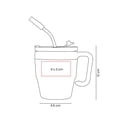 thumbnail image 4 of Paquete con 20 piezas de Taza acero inoxidable tapa push con popote negro 12 x 6.5, 4 of 4