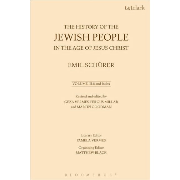 The History of the Jewish People in the Age of Jesus Christ: Volume 3.II and Index, (Paperback)
