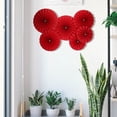thumbnail image 2 of 12pcs Hanging Paper Pendants Flower Paper Fans Decoration Party Layout Props for New Year, 2 of 8