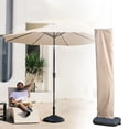 thumbnail image 2 of Heavy Duty Patio Umbrella Cover 190D Cloth Umbrella Storage Bag with Drawstring Closure Waterproof Sun Rain Protection Cover for Center Pole Cantilever Umb, 2 of 7