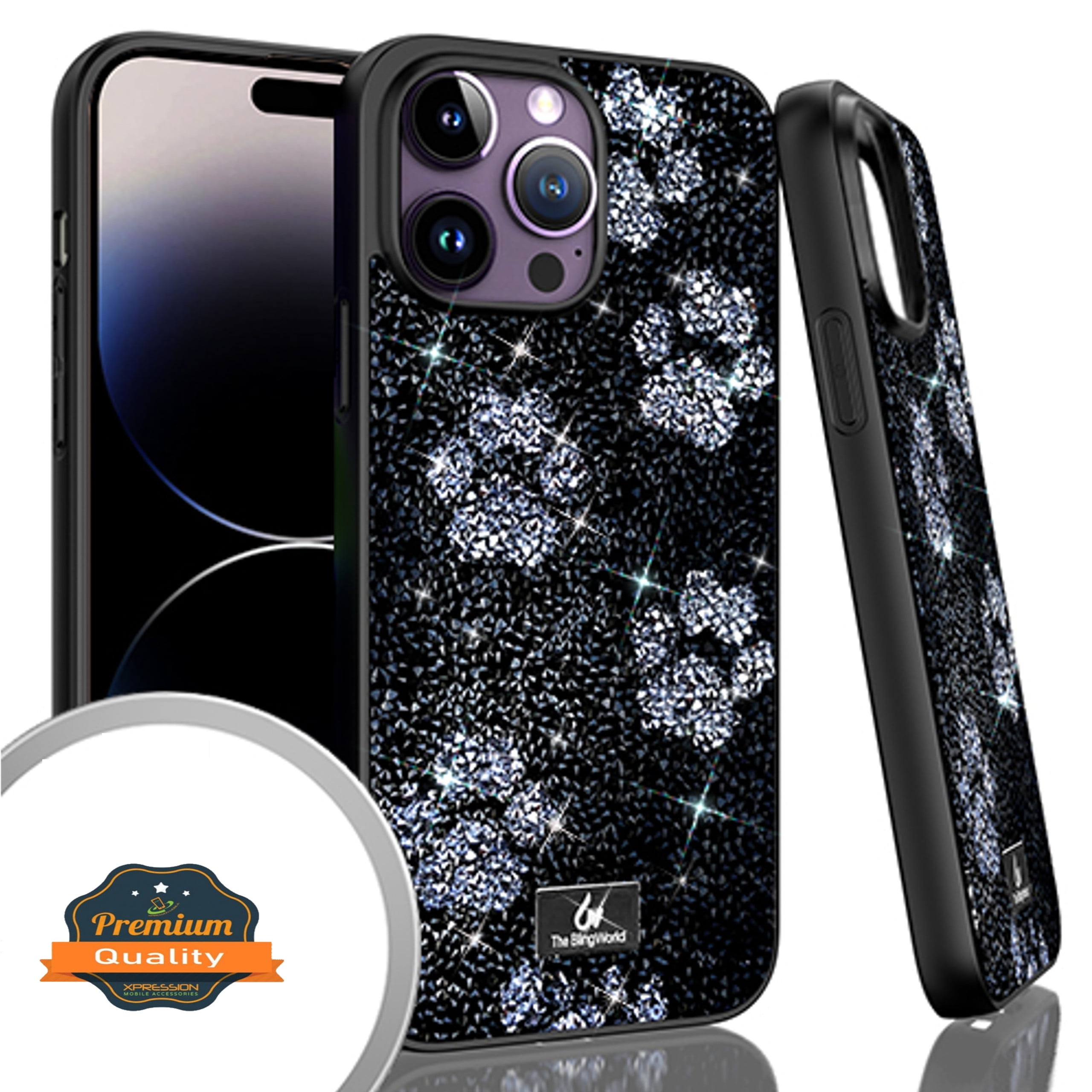 rhinestone iphone 14 pro case