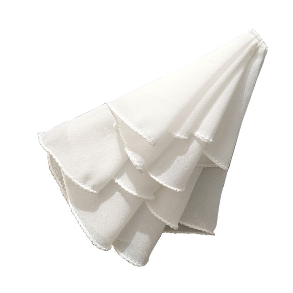 AOOOWER Women's Victorian Neck Ruff Fake Collar Layered Chiffon Necktie Costume Accessory For Party and Business Outfits