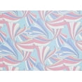 thumbnail image 2 of Zelouf Print On Mini Textured Stripe Chiffon  , Sewing, DIY, Crafts Fabric by the Yard, 735 Mint/clay, 1 Yard, 2 of 2