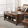thumbnail image 2 of Costway Lift Top Solid Wood Coffee Table with Hidden Compartment in Coffee, 2 of 12