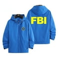 thumbnail image 1 of Fbi Agent Costume Cosplay Automne Hiver Veste Extérieure Coupe-Vent Chaude Imperméable Vestes Hommes et Femmes Motif Imprimé FBI-Week, 1 of 4