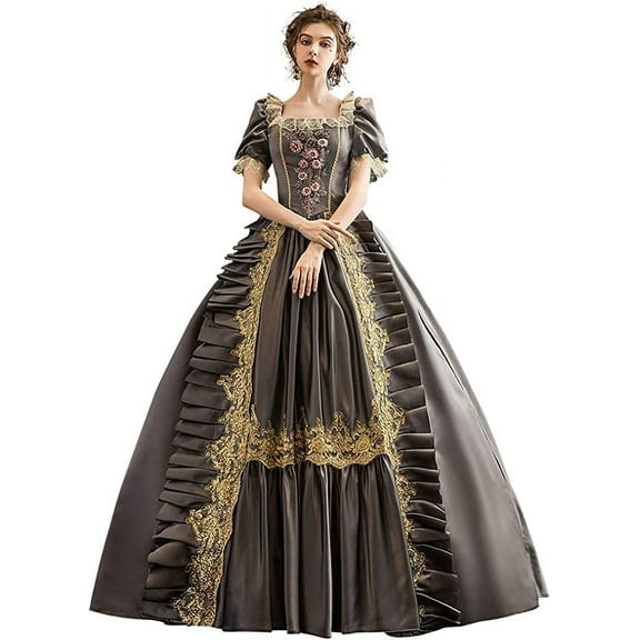 KEMAO Rococo Victorian Marie Antoinette Dresses 18th Century Renaissance Costumes Historical Period Ball Gown