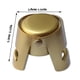 thumbnail image 5 of Tapón de botella de vino espumoso de acero inoxidable Corcho decorativo de champán Bebidas a prueba de fugas Conservador de vino, Dorado mate Scienceny HA008903-05, 5 of 6