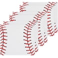 thumbnail image 3 of SKYSONIC Baseball Cotton Washcloths Set of 2, Highly Absorbent Soft Fingertip Towel for Bathroom, Gym, Hotel and Spa, 12 x 12 Inch, 3 of 7