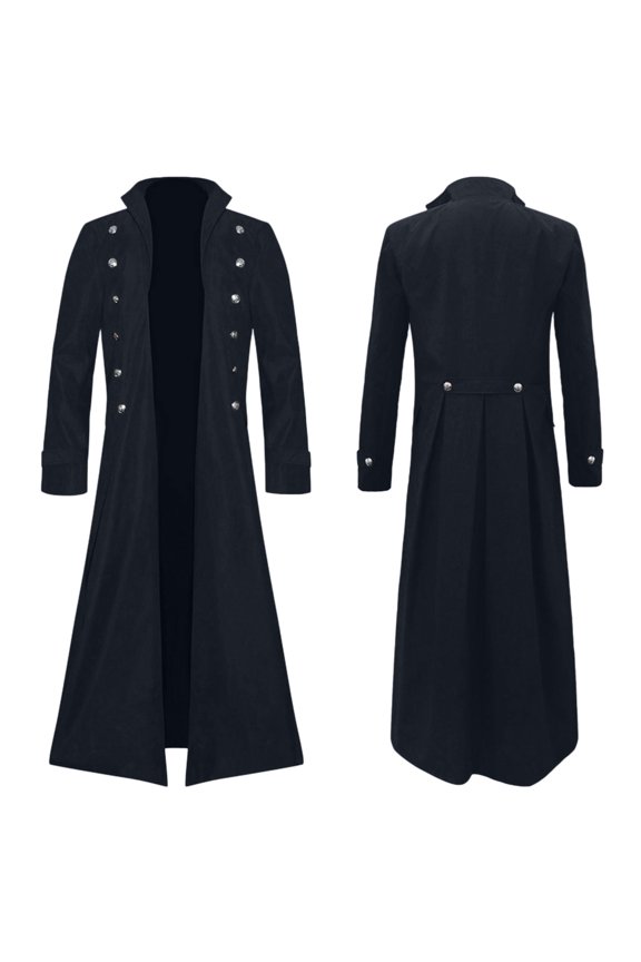 Jackets for Men Fashion Men's Ski Jacket Warm Winter Waterproof Windbreaker Hooded Raincoat Snowboarding Jackets Navy,L