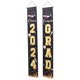 thumbnail image 3 of Graduation Party Door Couplets Congrats Grad Decor Rectangular Black 180X30CM Decoration 1 Pair, 3 of 5