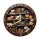 thumbnail image 2 of Reloj de pared 2D de diseño retro, reloj colgante, diseño vintage moderno y silencioso, decorativo. 12 pulgadas, 2 of 9