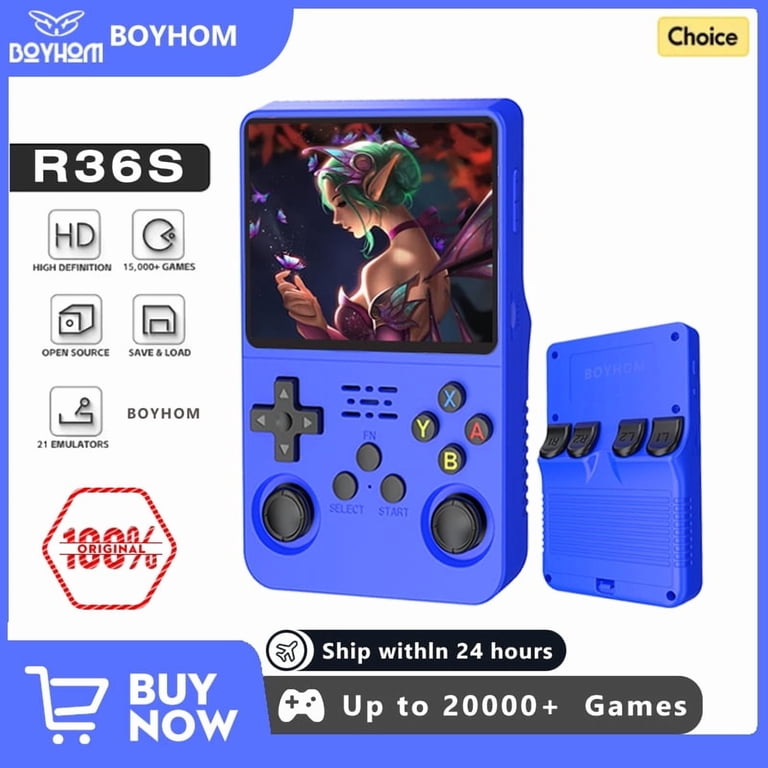 Open Source R36S R36H Video Game Console Linux System 3.5Inch IPS