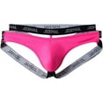 thumbnail image 4 of JOCKMAIL Men's Sexy Jockstrap Ice Silk Breathable Thongs Men's Thong Jockstrap Underwear, 4 of 7