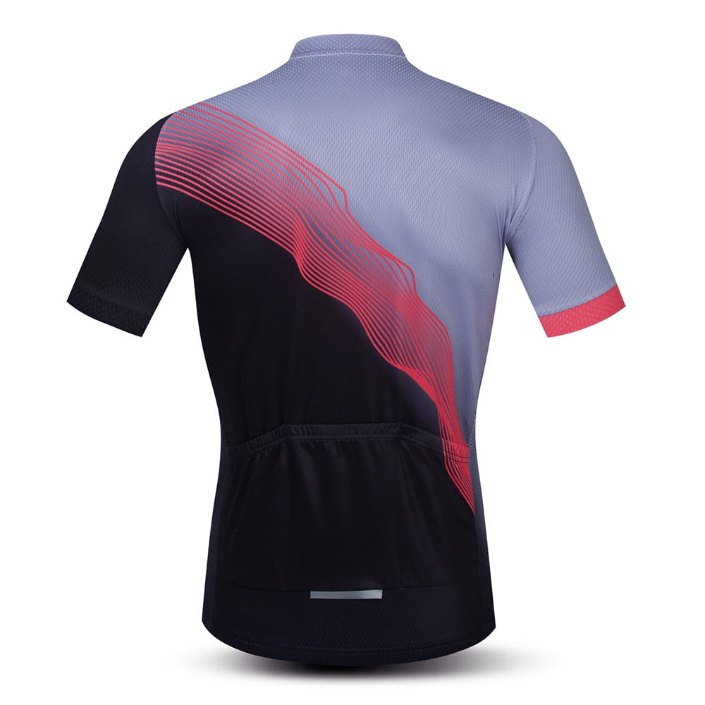 Mens Cycling Jersey short sleeve Bicycle Tops Maillots Shirt Breathable Jerseys