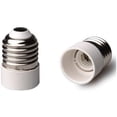 thumbnail image 1 of Set de 5 adaptadores de base E27 a E14 para bombillas LED y de bajo consumo, 1 of 2