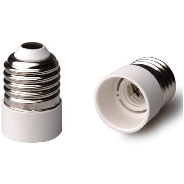 Set de 5 adaptadores de base E27 a E14 para bombillas LED y de bajo consumo