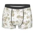 thumbnail image 5 of Uemuo Vintage Stylized White Color Pattern Men's Boxer Briefs,Trunk Anti-Chafing,Comfortable, Durable, and Stylish Underwear-Large, 5 of 9
