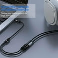 thumbnail image 3 of ChargeWorx 3.5mm Mic and Headphone Jack Splitter, AUX Y-Splitter Adapter with Gold-Plated Connectors, Tangle-Free Audio Cable for Smartphone, PC, Laptop, Tablet, Gaming Consoles, 3 of 9