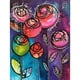 thumbnail image 2 of Cuadros Decorativos Kits de pintura de diamante 5D DIY Taladro redondo completo Decoración de pared de mosaico de flores abstractas Wdftyju embutido en tela, 2 of 8