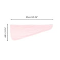 thumbnail image 2 of Unique Bargains 1 Pc Water-absorbent Solid Hair Towel for Bathroom Light Pink Polyamide Polyester, 2 of 3