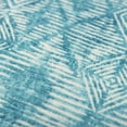 thumbnail image 4 of Teal Nested Diamonds Indoor Outdoor Throw Pillow, 4 of 5