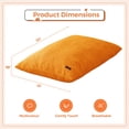 thumbnail image 2 of BYBYME 3-in-1 Kids Bean Bag Bed,Convertible Kids Bean Bag Chair Floor Lounger,Folding Bean bag Bed Lounge Sofa Bed for Kids,Orange, 2 of 8
