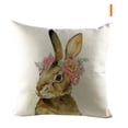 thumbnail image 2 of Moocorvic Easter Pillow Easter Decor Easter Pillow Covers Rabbit,Easter Bunny Egg Decorative Throw Pillow Sofa Cushion Cover Home Decor Pillow for Outdoor,Easter Gifts Easter Toys,, 2 of 2