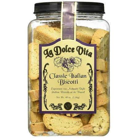La Dolce VitaITSC Classic Italian Biscotti Almond, 40 Ounce