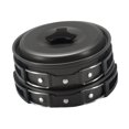 thumbnail image 3 of MAGIDEAL Camping Cookware Aluminum Alloy with Storage Bag for Trekking Kitchen Travel Black, 3 of 8