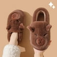 thumbnail image 2 of FUZHIQ Toddler Slippers Size 6 Girls Slippers Cozy Indoor Shoes for Winter Warm Comfortable Non- Sole Childrens Bedroom Footwear, 2 of 4