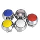 thumbnail image 5 of Metal 5 Uds Interruptor De Botón De Metal 1NO 12mm 2A/36VDC Con 5 Uds Tuercas Rojo, Amarillo, Azul, , Metálico, 5 of 7
