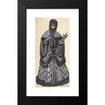 thumbnail image 2 of Sergey Yurievich Sudeikin 11x18 Black Modern Framed Museum Art Print Titled - Masked Woman, 2 of 5