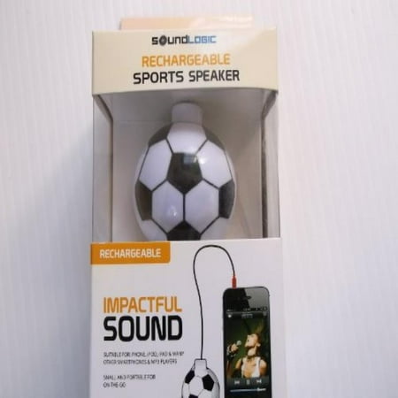 - Soundlogic Rechargeable Sports Keychain Speaker (Soccer)