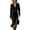 Black, variant on Women's Dress Long Sleeve Solid Color Western Suede Fringe Slim Fit Boho Chic Midi Dress for Spring Fall Casual,Black,L