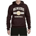 thumbnail image 2 of Wild Bobby City of Milwaukee Basketball Fantasy Fan Sports Unisex Hoodie Sweatshirt, Brown, X-Large, 2 of 5