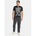 thumbnail image 2 of Halloween Men's Skeleton Webbed Ribs Graphic Tee from Way to Celebrate, Sizes XS-3XL, 2 of 5