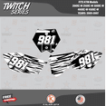 thumbnail image 4 of Kalair GFX Graphics Kit for KTM 2-STROKE 200XC-W, 250XC-W, 300XC-W, 400XC-W, 450XC-W (2005-2007) Twitch Series, 4 of 5