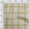 thumbnail image 2 of oneOone Cotton Flex Olive Green Fabric Check Diy Clothing Quilting Fabric Print Fabric By Yard 40 Inch Wide, 2 of 4
