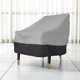 thumbnail image 2 of Funda para silla Patio Lounge Oxford Protector Impermeable para banco de exterior Funda antipolvo para muebles, gris y negro Jumpingount HA3835-02B, 2 of 6