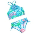 thumbnail image 6 of pop seller Girl Swimwear, Floral Tops + Drawstring Bikini Bottoms Suit 3-14 Years Old, 6 of 6