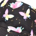 thumbnail image 3 of Charmgo Trucker Hat Clearance, Men and Women Casual Summer Printed Outdoor Double Sided Flat Top Sunshade Bucket Hat Bucket Hat Baseball Cap, Sun Hats for Women Black, 3 of 4